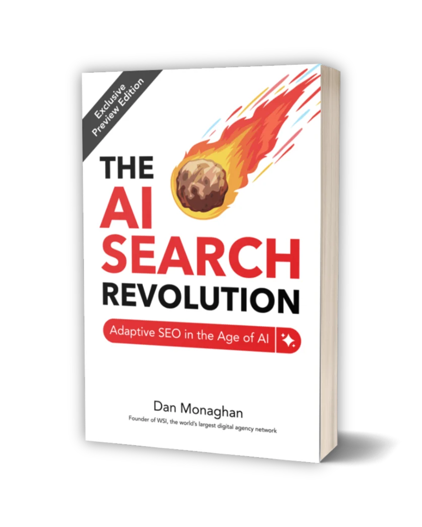 The AI Search Revolution by Dan Monaghan — book cover